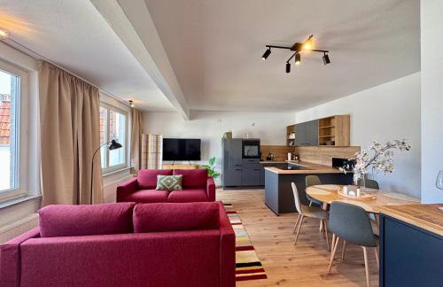 SuperHosts PARKPLATZ - Zentrum - TERRASSE - King-Bett - NETFLIX - Foto 14