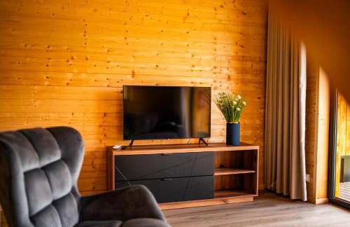 Przystanek Kistówko komfortowe domki z jacuzzi, staw wędkarski, kominek, las, przestrzeń - Foto 71