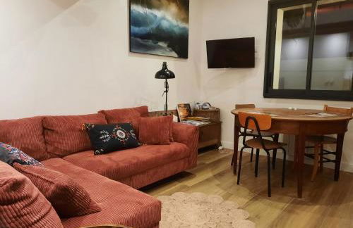 Cosy Studio Mezzanine 2 personnes Plage de Mardi Gras le Vieil - Foto 6