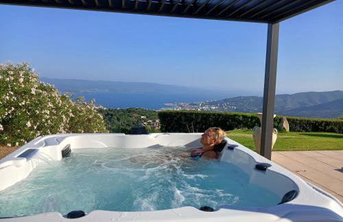 Gîtes Sassone, piscine, jacuzzi et vue mer panoramique sur Ajaccio - Foto 4