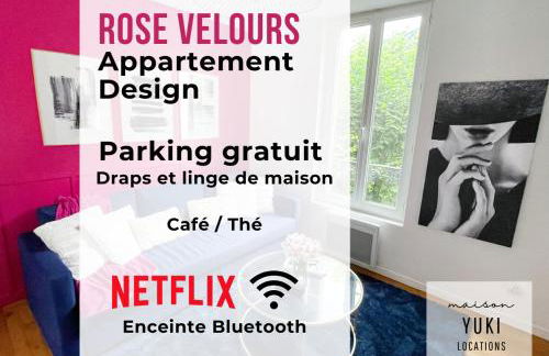Maison Yuki - Rose Velours - Netflix & Parking - Foto 4