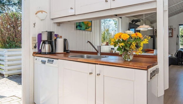 6 Person Holiday Home in Glesborg - Foto 5, Cocina privada