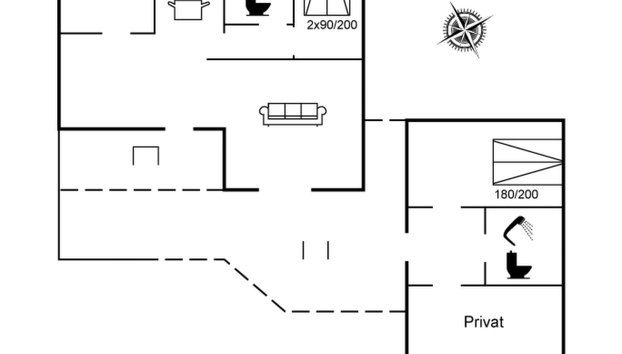 "Thorgisl" - 1.4km from the sea - Foto 2, Floorplan
