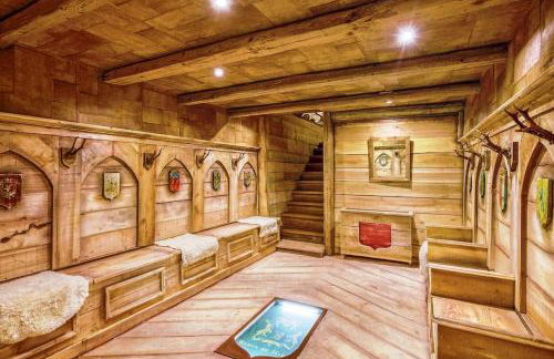 SOMPTUEUX CHALET BARON MEGEVE VUE.Jaccuzi.4 mn a pied au centre - Foto 22