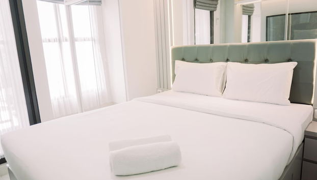 Restful And Well Furnished Studio Transpark Bintaro Apartment - Foto 2, Habitación