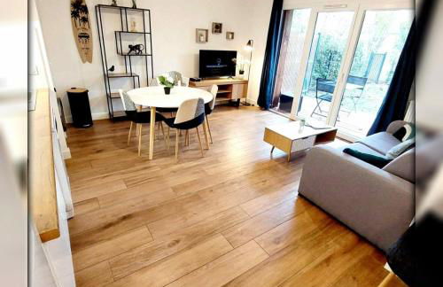 Le Cottage Jardin élégant & cosy, plage pour 6 personnes, animaux admis Biscarrosse - Foto 11