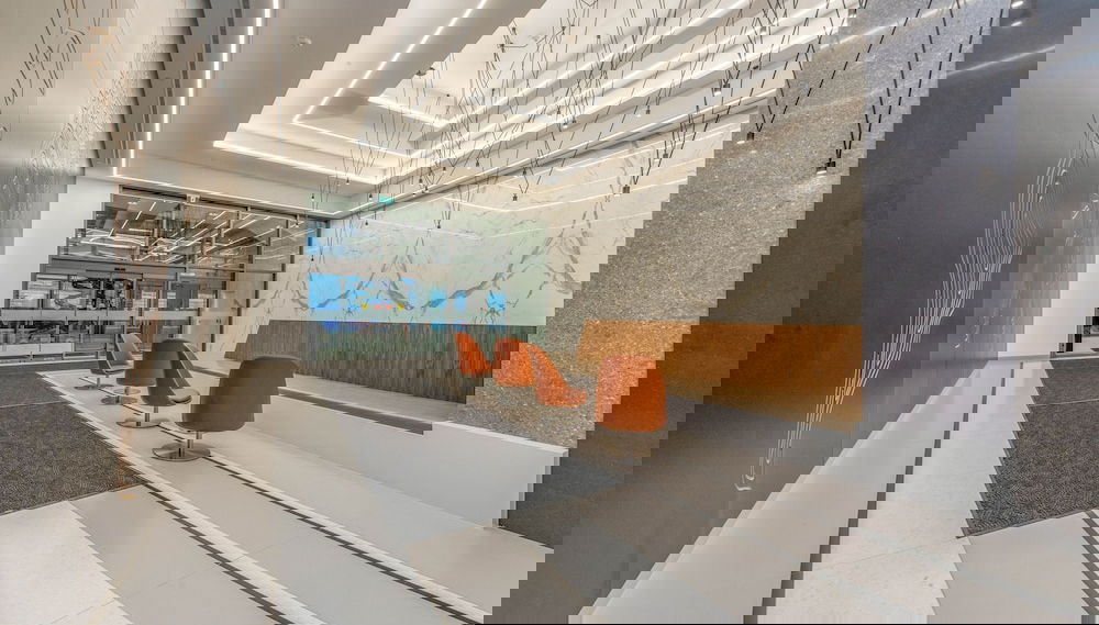 Zona de estar del vestíbulo