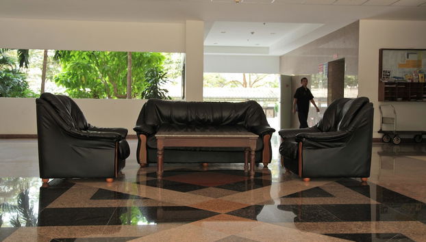 Zona de estar del vestíbulo