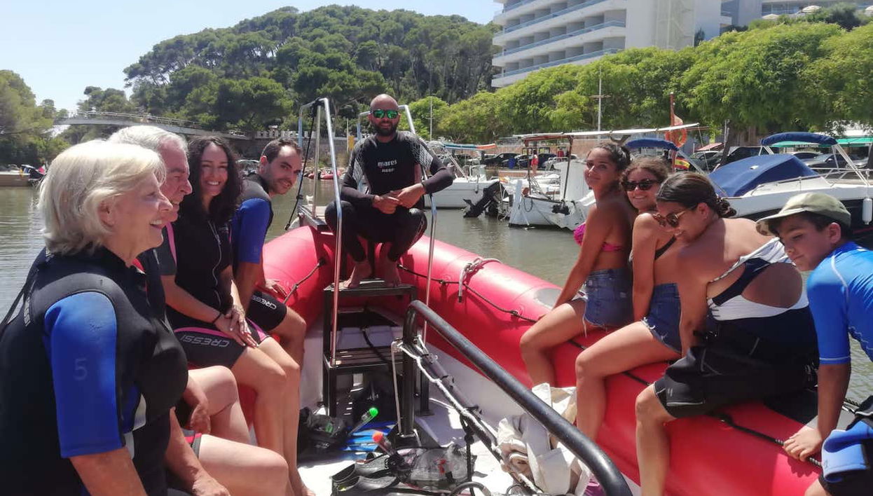 Listos para el snorkel