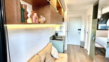 Moema URBAN Heaven - Piscina - Prox Metro - Prox Sh Ibirapuera - Cama Queen - Internet 500mbps - Ar cond - Cozinha completa - Academia - Churrasqueira - Foto 5