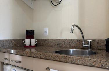 Studio pé na areia, vista, internet e ar - Foto 21