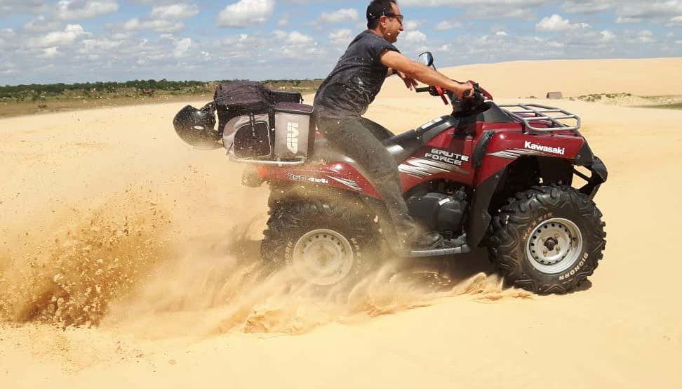 Quad por las dunas del parque