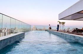 Studio de alto padrão vista mar no Terraço, Piscina, Garagem e Restaurante - Foto 63
