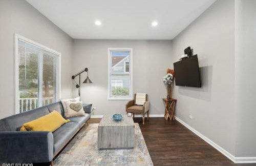 Modern Retreat, Double lot with Pergola, Fire pit, Game room, 5 min to Brookfield Zoo - Foto 13