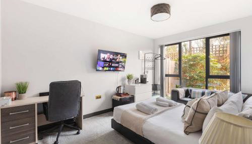 Modern En-suite Double - Queens Park - Foto 2