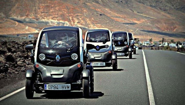 Caminho ao Parque Nacional de Timanfaya