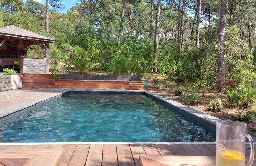 Maison au calme entre Océan et Lac, vue sur le golf, piscine chauffée, classée 4 étoiles - Foto 5