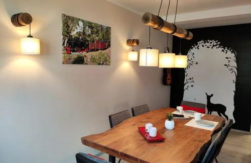 Ferienhaus Blaue Blume mit 11 kW Ladestation, Kamin, Terrasse, eingezäuntem Garten, Sauna, WLAN, Netflix, 2 Hunde willkommen! - Foto 17