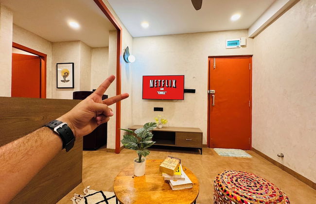 Home Escape 1BHK Retreat Nr Saket Square - Foto 8