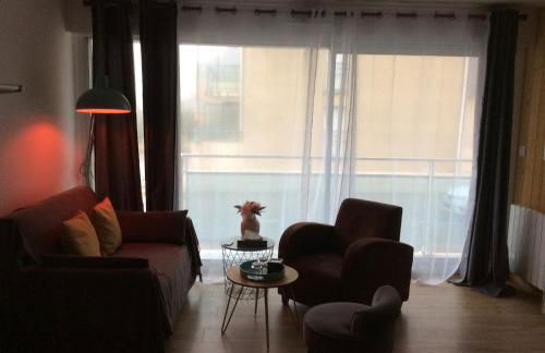 Les Obiones, vue latérale mer, Fort Mahon Plage, magnifique studio cabine 4p, avec balcon , parking privé gratuit, wifi, classé 2 étoiles, exposition plein sud en Baie de Somme - Foto 25