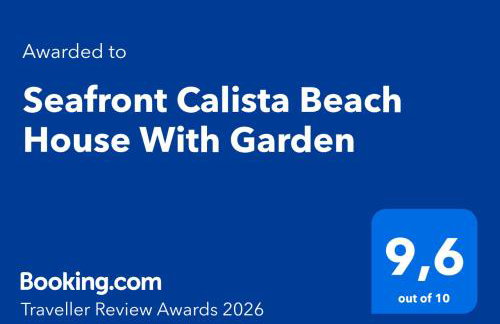 Seafront Calista Beach House With Garden - Foto 52