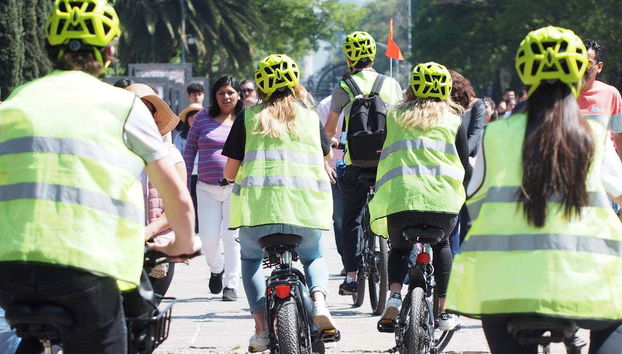 Durante el tour por Ciudad de México