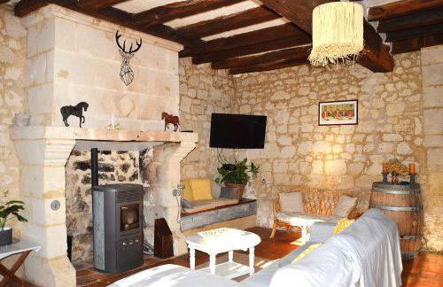 Gite la Poitevinière, jardin, barbecue, proche Saumur, 7 couchages - Foto 12