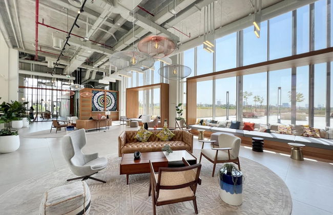 Modern Boho 1BR Sleeps4 Balcony Pool Gym Dxbhills - Foto 20