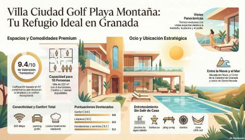 VILLA LUXURY RELAX GRANADA Ciudad Playa Montaña - Foto 4