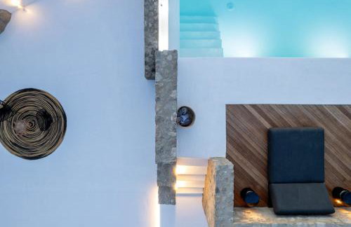 Mykonos Town Black Villa with Cave Heated Pool - Foto 28