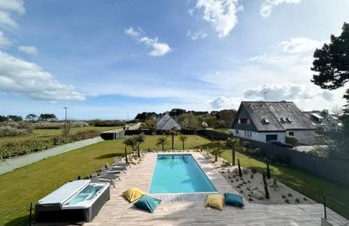 Superbe Villa à 200m de la plage tout confort avec piscine chauffée, couverte et spa - Foto 42