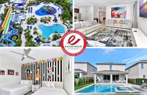Cheerful Home Near Disney With Private Pool, Themed Rooms And Waterpark & Resort Access At Encore Resorts Reunion - 7394Mr - Foto 1