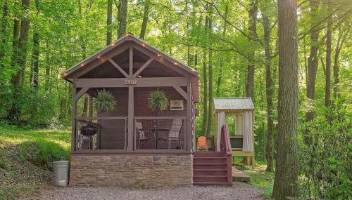 Stefan Cabin Nature-nested Tiny Home Hot Tub - Foto 3