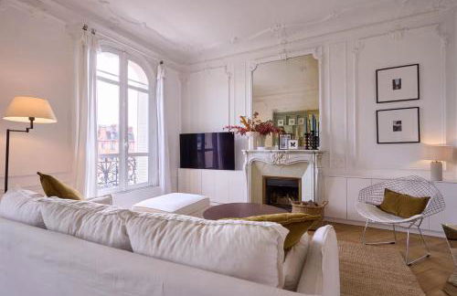 Grand appartement Haussmannien à 12 min de Paris - chic spacious classic Parisian apartment - Foto 19
