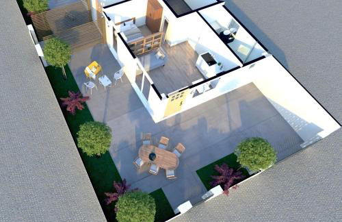 Minimalist Seaside Apartment with Private Patio and Parking - Blue Zone Homes - Foto 14