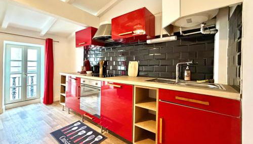 L'Etoile Rouge - T2 Proche Gare et Centre Ville - Foto 4, stove, pet friendly