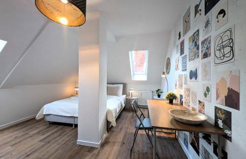 BohnApartments Schiller 7- Penthouse- WLAN- Parking- citynah - Foto 15