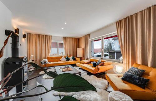 Luxus Ferienwohnung mit Badewanne, Kamin und Bergblick - Photo 42
