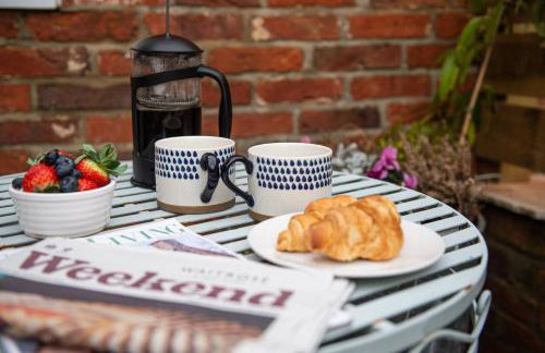 The Bolthole barn with wood-fired hot tub - Foto 16