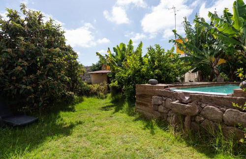 Villa Canaria piscina jacuzzi jardín - Foto 12