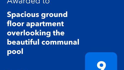 Spacious ground floor apartment overlooking the beautiful communal pool - Foto 5