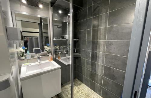 Studio 24m2 - parking - clim - piscine - mer à 100m - Foto 7