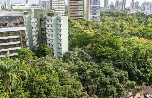 Ótimo Flat Bairro da Jaqueira Recife até 3 pessoas O Coração Verde da Cidade PBO902 - Foto 31