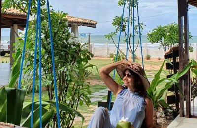 Studio pé na areia com 2 quartos, sala e cozinha - Foto 1