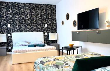 Superbe Appt avec cour et parking gratuit à 5min de la cité médiévale - Foto 8