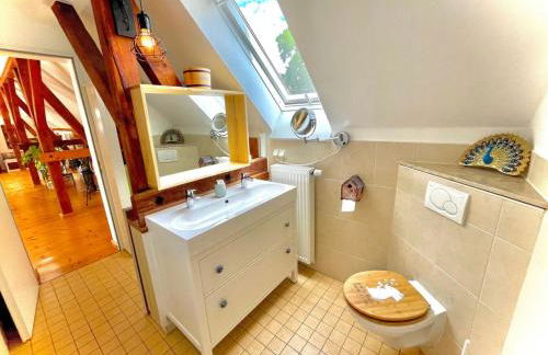 Historisches Retro Loft 70m2 mit Garten & Seenähe - Foto 7