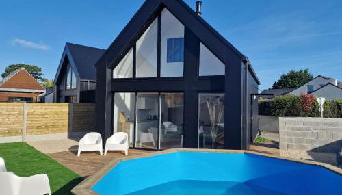 LES PORTSALLAISES piscine ou spa à 300m de la plage - Photo 2, Garden, sunbed