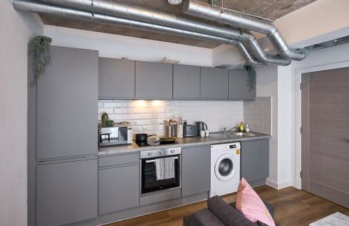 Central Warrington Stay Stylish 1BR Apartment - Foto 13