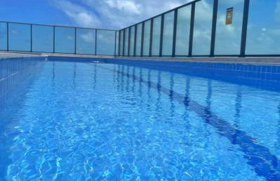 Flat Beach Class Excelsior - Apto Completo para 4 pessoas vista rio e mar - Foto 2