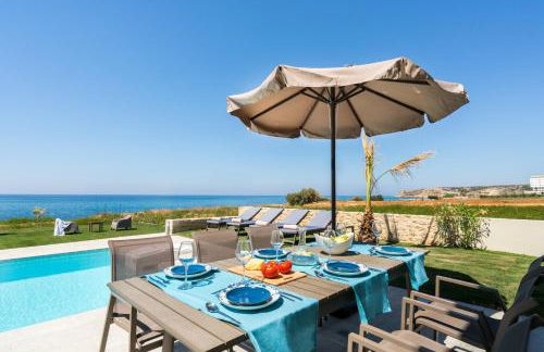 Beachfront Nymphes Aigli with Private Pool, Children Area & BBQ - Photo 13